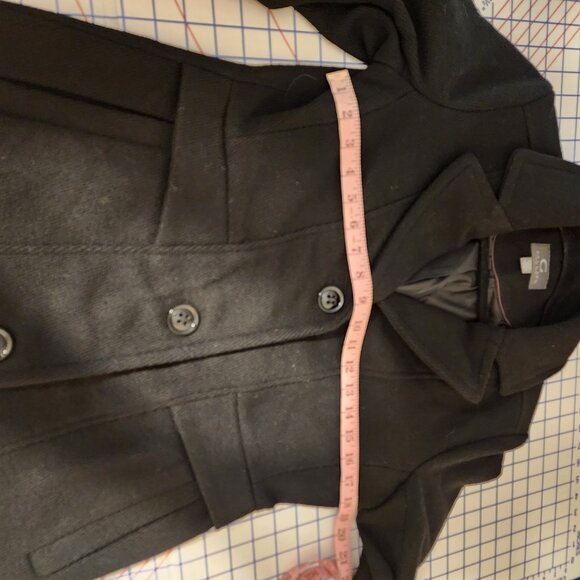Gallery Wool-Blend Walker Coat NWT Black Small - Picture 4 of 16